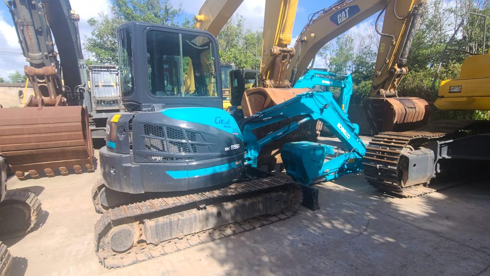 used Kobelco SK55 Mini Excavator - Efficient, Compact, and Versatile - Image 2