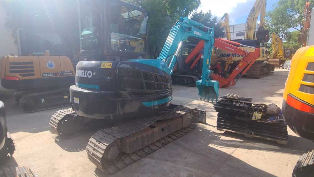 used Kobelco SK55 Mini Excavator - Efficient, Compact, and Versatile