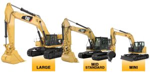 excavator sizes